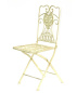 Stuhl Eisen CLAIRE Creme