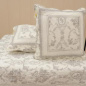 Landhaus Kissenh�lle EGGSHELL grau/creme