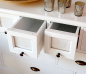Kommode Apothekerschrank Pinie wei� Art 583