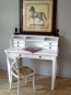 Sekret�r Schreibtisch weiss Landhaus Art 765