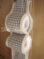 Toilettenrollen Halter GREY CHECK grau/weiss