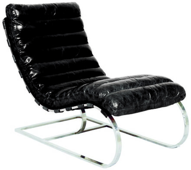 Vintage Ledersessel Relaxsessel BILBAO