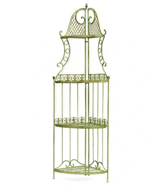 Eisen Regal Eckregal CLAIRE Green