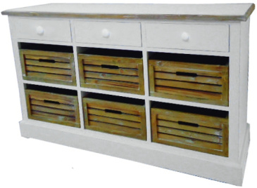 Wei�es Landhaus Sideboard PROVENCE