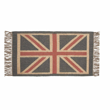 Vintage Teppich UNION JACK Kelim 170 x 240 cm