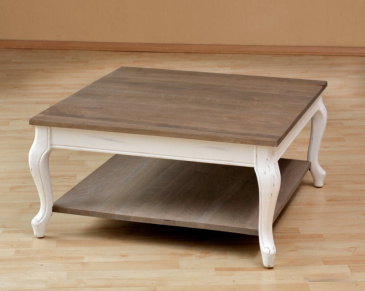 Flacher Tisch Couchtisch JAVIER Eiche/Linde