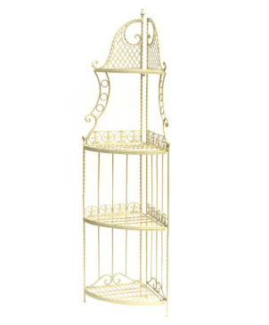 Eisen Regal Eckregal CLAIRE Creme