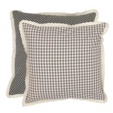 Kissen Grey Check FB21DG