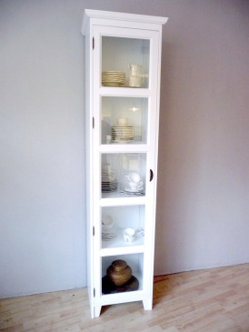 Vitrine Landhaus weiss