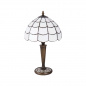 Preview: Weisse Tischlampe Tiffany