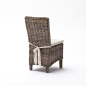 Preview: Rattan Stuhl mit Kissen Preview: Rattan Stuhl mit Kissen