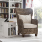 Preview: Rattan Sessel mit Kissen Preview: Rattan Sessel mit Kissen