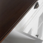 Preview: Landhaus-Kommode mit tiefbrauner Deckplatte Preview: Landhaus-Kommode mit tiefbrauner Deckplatte