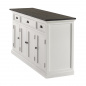 Preview: Halifax Contrast Buffet mit schwarzer Abdeckplatte Preview: Halifax Contrast Buffet mit schwarzer Abdeckplatte