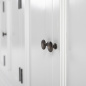 Preview: Weißer Landhaus-Buffetschrank mit Messing-Beschlägen Preview: Weißer Landhaus-Buffetschrank mit Messing-Beschlägen