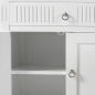 Preview: Hutch aus Mahagoni mit silber-verchromten Messing-Beschlägen Preview: Hutch aus Mahagoni mit silber-verchromten Messing-Beschlägen