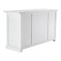 Preview: Weißes massives Sideboard Preview: Weißes massives Sideboard