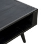 Preview: Couchtisch aus Eisen, Holz und Rattan im Industrial Stil Preview: Couchtisch aus Eisen, Holz und Rattan im Industrial Stil