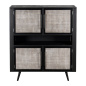 Preview: Buffet im Industrial Stil aus Eisen, Holz und Rattan Preview: Buffet im Industrial Stil aus Eisen, Holz und Rattan