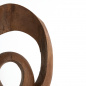 Preview: Holzskulptur Wirbel, braun, 60cm hoch