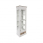 Preview: Landhaus Vitrinenschrank PRUDENCE mit Schublade Preview: Landhaus Vitrinenschrank PRUDENCE mit Schublade