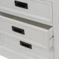 Preview: Landhaus Bücherregal TROUDY mit 3 Schubladen 180x68x39 cm