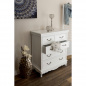 Preview: Landhaus Kommode Coline 5 Schubladen Preview: Landhaus Kommode Coline 5 Schubladen