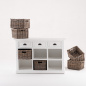 Preview: Buffetschrank weiss Mahagoni Preview: Buffetschrank weiss Mahagoni