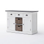 Preview: Buffetschrank Novasolo Halifax CONTRAST + Rattankörbe Preview: Buffetschrank Novasolo Halifax CONTRAST + Rattankörbe