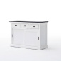 Preview: Novasolo Massivholz Buffetschrank HALIFAX Contrast Preview: Novasolo Massivholz Buffetschrank HALIFAX Contrast