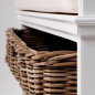 Preview: Landhaus Garderobe mit Körben Preview: Landhaus Garderobe mit Körben