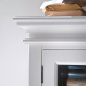 Preview: Schmaler Landhaus Vitrinenschrank HALIFAX von Novasolo 3 Ebenen Preview: Schmaler Landhaus Vitrinenschrank HALIFAX von Novasolo 3 Ebenen