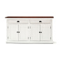 Preview: Massiver Buffetschrank weiss Preview: Massiver Buffetschrank weiss