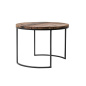 Preview: 2er Couchtisch Set im Industrial Stil aus recyceltem Bootsholz Preview: 2er Couchtisch Set im Industrial Stil aus recyceltem Bootsholz