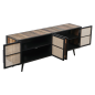 Preview: Industrial / Rattan TV Bank Novasolo Nordic 200cm Preview: Industrial / Rattan TV Bank Novasolo Nordic 200cm