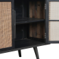 Preview: Industrial / Rattan TV Bank Novasolo Nordic 200cm Preview: Industrial / Rattan TV Bank Novasolo Nordic 200cm
