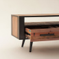 Preview: Fernsehschrank im Industrial Stil Holz / Eisen Preview: Fernsehschrank im Industrial Stil Holz / Eisen