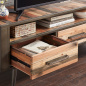 Preview: Fernsehschrank im Industrial Stil Holz / Eisen Preview: Fernsehschrank im Industrial Stil Holz / Eisen