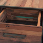 Preview: Eisen / Holz Kommode im Industrial Stil Preview: Eisen / Holz Kommode im Industrial Stil