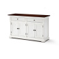 Preview: Massiver Buffetschrank weiss Preview: Massiver Buffetschrank weiss