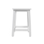 Preview: Weißer Hocker Holz Preview: Weißer Hocker Holz