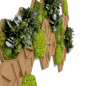 Preview: 25er Moos-, Kork- & Pflanzen-Hexagon Set