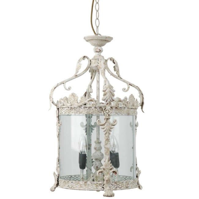 Kronleuchter Shabby Chic White Antique