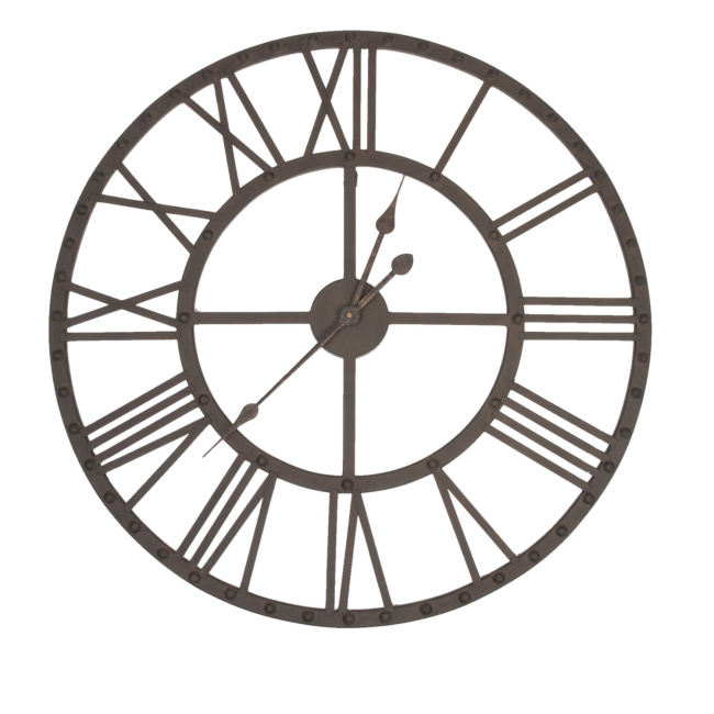 Wanduhr braunes Eisen