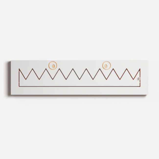 Garderobe im Monster-Design von Fläpps