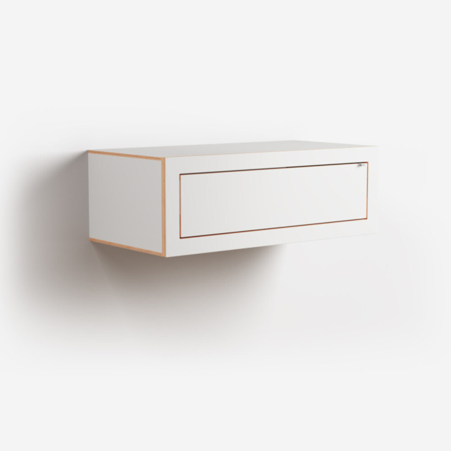 Weiße Fläpps Box by Ambivalenz Konsole zum an der Wand befestigen