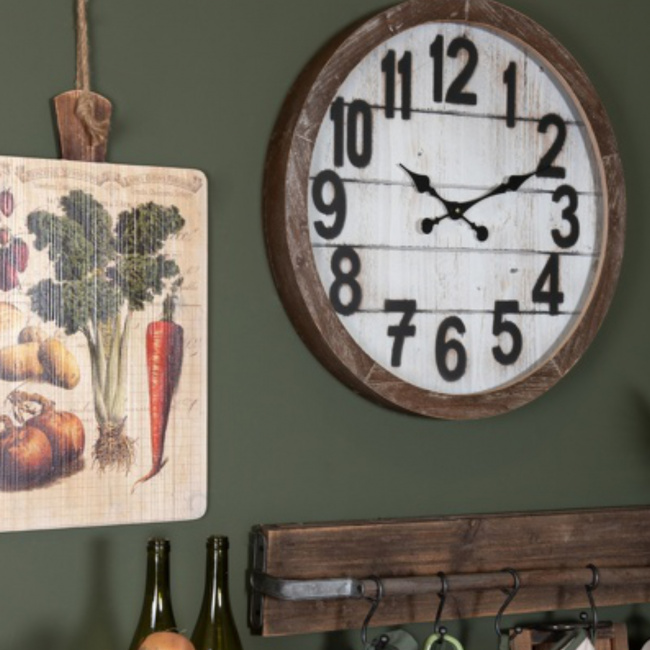 Küchen-Uhr im Landhausstil