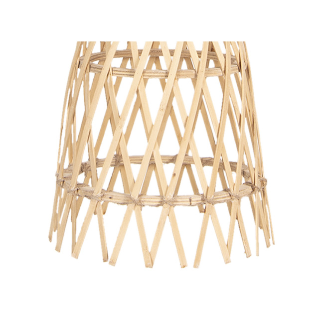 Haengelampe Holz Boho