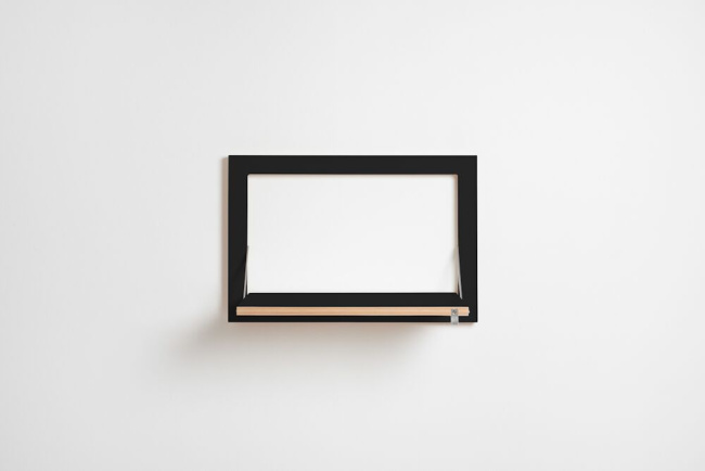 Fläpps Regal 60x40-1 by Ambivalenz - Schwarz