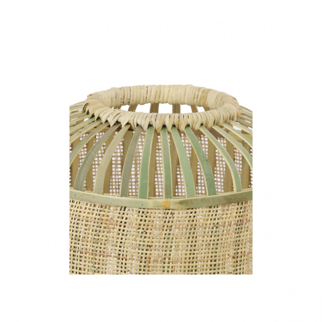 Tischleuchte / Nachttischleuchte ALIFIA Bambus Boho Stil (B-Ware)